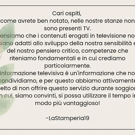 Lastamperia19 Camere-rooms Maison d'hôtes